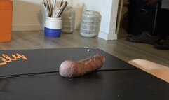 I'll crush your cock under my shoes