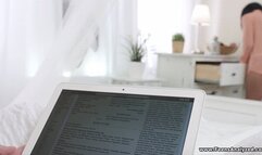 Hardcore and rough anal sex with horny brunette