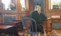 Schoolgirl Mia gets Diapers for Wetting herself in Detention