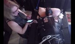 Mistress Clarice Puts Her Gimp in a Leather Sleep Sack