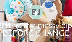 Sitting in a messy dip before change