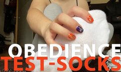 Testing your obedience - socks edition!