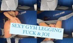 Leggings Gym Fuck Jerk Off Instruction - Big Muscular Ass, Orgasm JOI, Pussy Play (6:10)