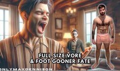 Full size vore & foot Gooner gate