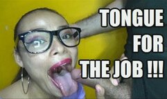 TONGUE FETISH BLOWJOB (LOW DEF VERSION) 240128B4 SARAI PLEASES HER STEPDAD BOSS USING HER TONGUE WHILE SUCKING COCK + FREE SHOW SD MP4