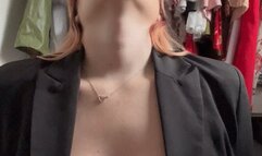 Cartoon gulps in black attire