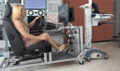 Summer Drives a Stickshift Vehicle in the Simulator (MP4 - 1080p)