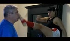 Amazing Professional front kick to face muaythai part2