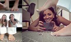 SHOULD WE CRUSH THEM? Giantess Enola and Gigantic Andrea 4k