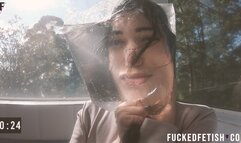 WMA Water bagging Sexy Latin Goddess Swimsuit topples