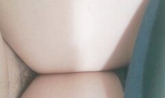 I piss for a minute and wet my fingers with piss