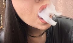 Smoking encouragement and lick the smoke