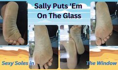Sally Puts 'Em On The Glass