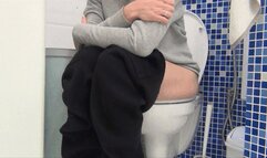 TWO SCENES OF MORNING TOILET WITH FARTING (F)