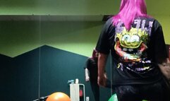 Many riding on balls ,sittopop gymball