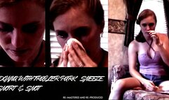 DONNA WITH TREE AND TRAILER SNEEZES REMASTERED * SNEEZES, NOSEBLOWS AND MORE!
