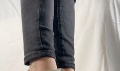 A Shoejob in well worn Adidas Sneakers and sheer nylons - CBT and cockcrush in Adidas Stan Smith shoes - POV Views - multi - HD Quality