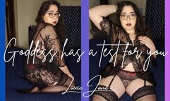 Goddess has a test for you (Audio Only)