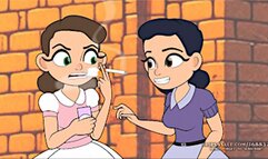 Girl Starts Smoking for Dark Side Smoking Fetish Princess (Part One)