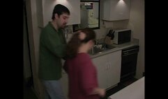 Hardcore Kitchen Spanking