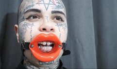 Lick your doll's bald head and pathetic face! (small file )