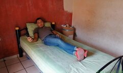 Muscular Latin Boy In Hot Foot Worship & Masturbation Scene (MOV)