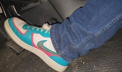 Driving Again in Nike Air Sneakers