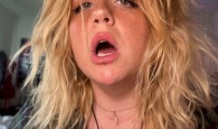 --girlfriend can't stop burping--