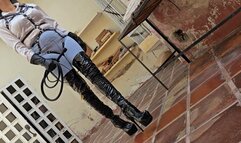 Katherine Goddess in PVC Boots