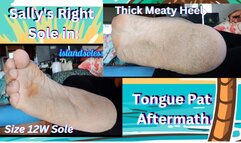 Sally's Right Sole in: Tongue Pat Aftermath