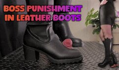 Boss Punishment in Leather Boots - (Edited Version) - TamyStarly - Bootjob, Shoejob, Ballbusting, CBT, Trample, Trampling, High Heels, Crush, Crushing