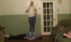 Smoking Trampling Sophie In Keds Sneakers