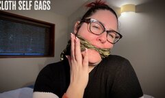 Lacey - Cloth Self Gag WMV