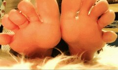 Princess feet and slippers