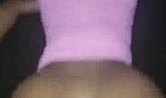 Black guy buttfucking my wife in her purple panties