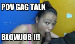 GAG TALK BLOWJOB (LOW DEF VERSION) 240204B4 SARAI INCREDIBLE FUNNY DIRTY GAG TALK WHILE SUCKING COCK + FREE SHOW SD MP4