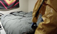 First time cumming in my hazmat suit