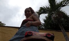 Liz Destroys Lightning McQueen In Terrace