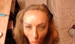 pov blowjob headbands fetish, facial