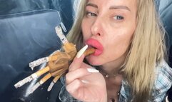 Smoking 5 Marlboro red at once in my 5 holder