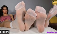 Cum for Nyloned Feet - 4K MP4