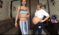 body part comparison with pregnant BELnov