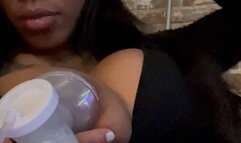 Milf Milking Big Tits Solo Play