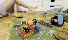 HER FOOT IS REALLY INJURED BAD DAY FOR KIRA - MOV HD