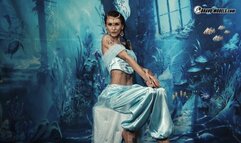 419 Adelle Unicorn as fairytale Jasmine orient cosplay