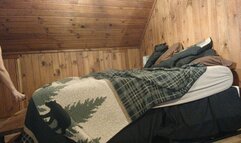 milf cleaning in falling jeans