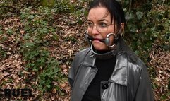 Misty captive handcuffed and chained perils - chained outside Part 3