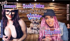 STEP-MOMMYS BOOBY JUICE MAKES YOU GO IN YOUR DIAPER FOR BABYSITTER