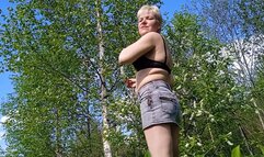 Outdoor active couple