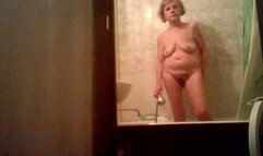 Mature in the shower